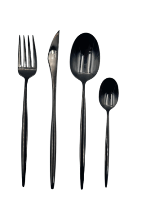 Couvert Dalper noir brillant - Gamme prestige - prix unitaire