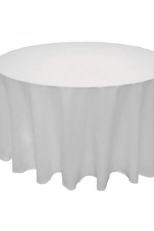 Table Ronde avec nappe.
